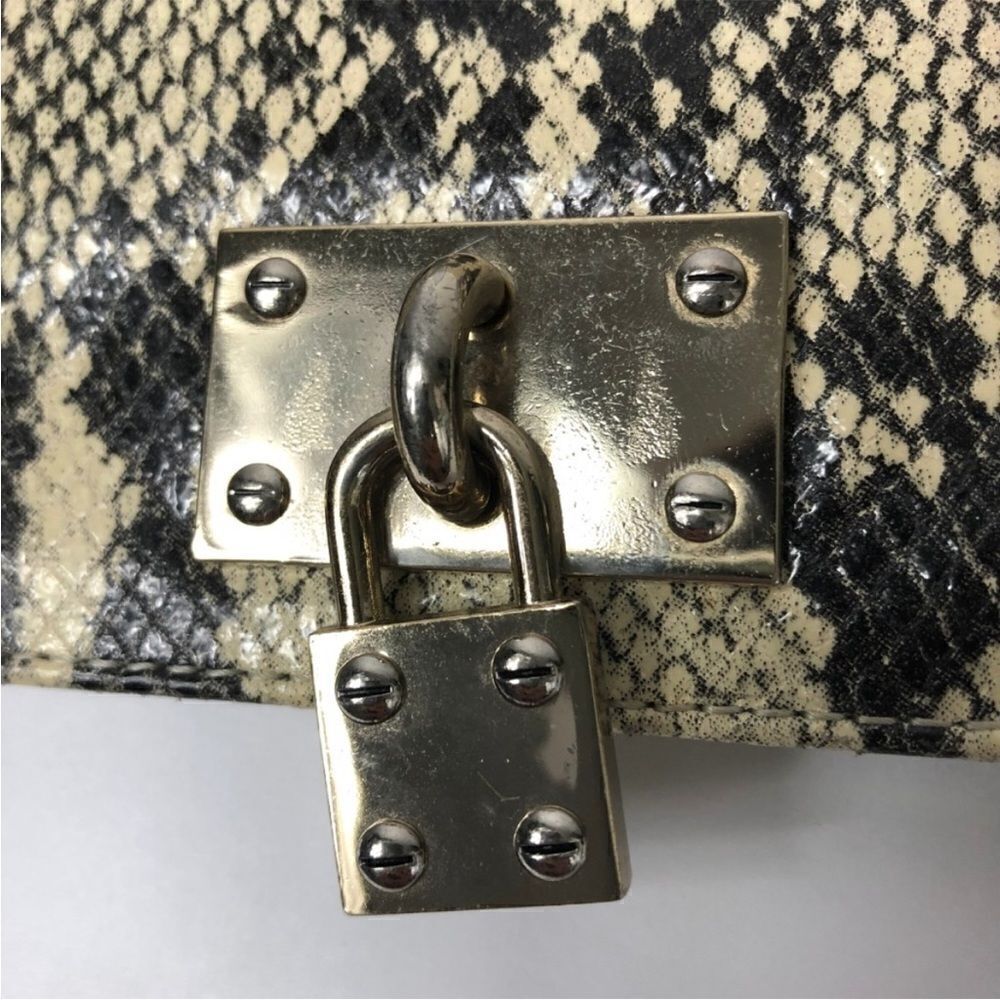 Alexis Hudson Queens Mini Snakeskin Crossbody Bag - Picture 6 of 6